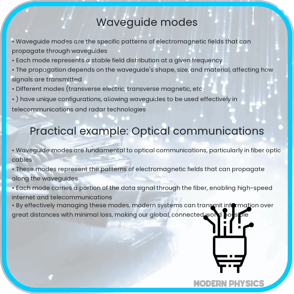 modes of waveguide
