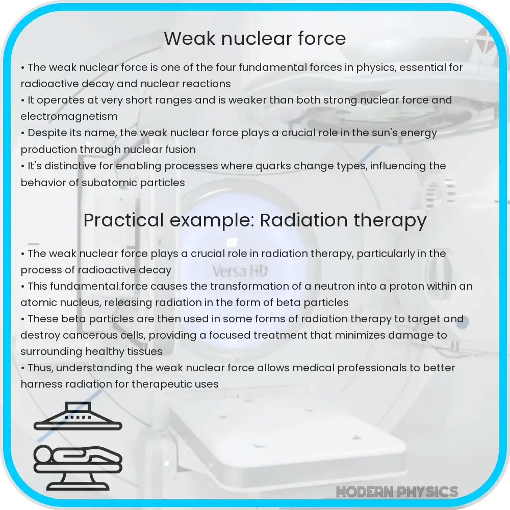 Weak nuclear force