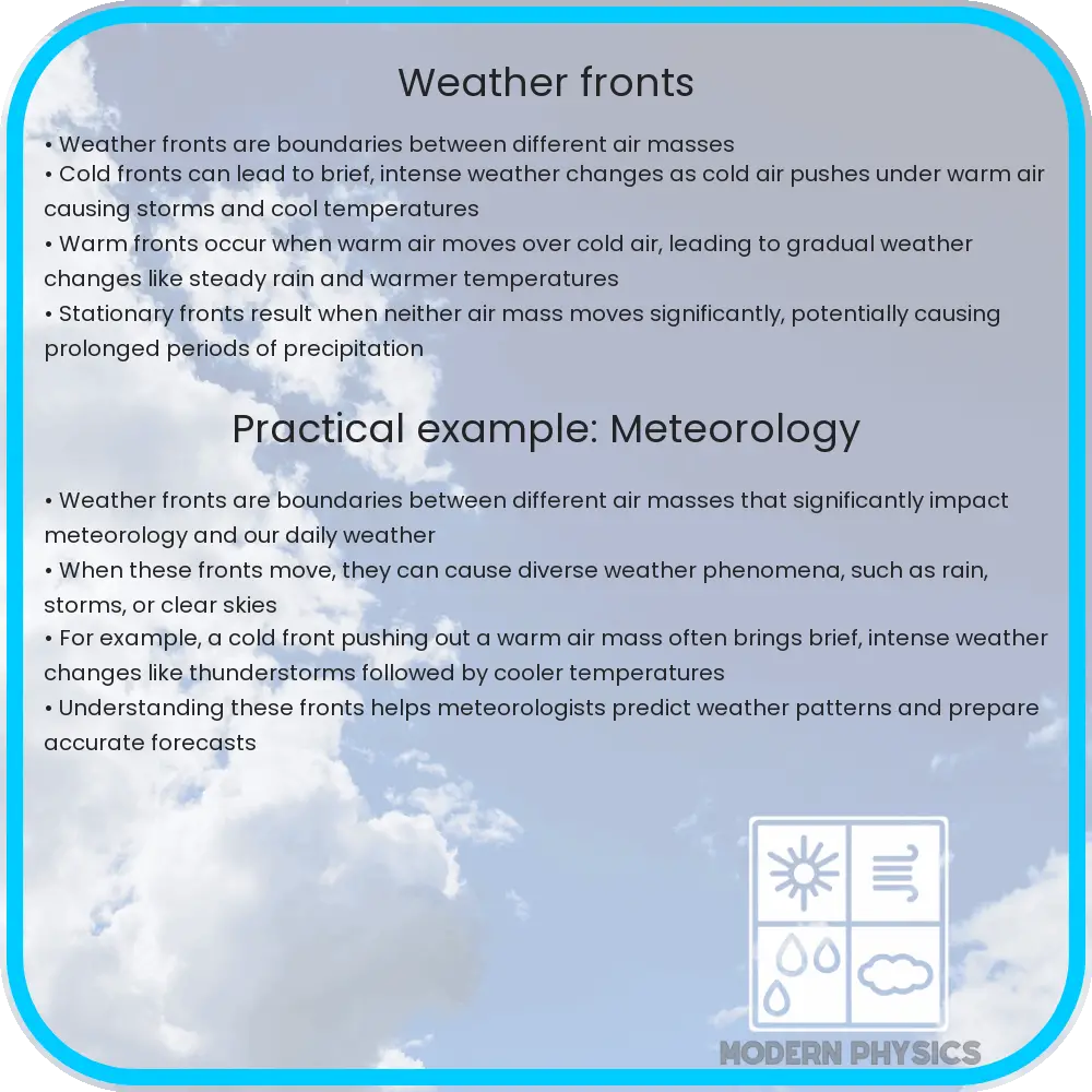 Weather Fronts