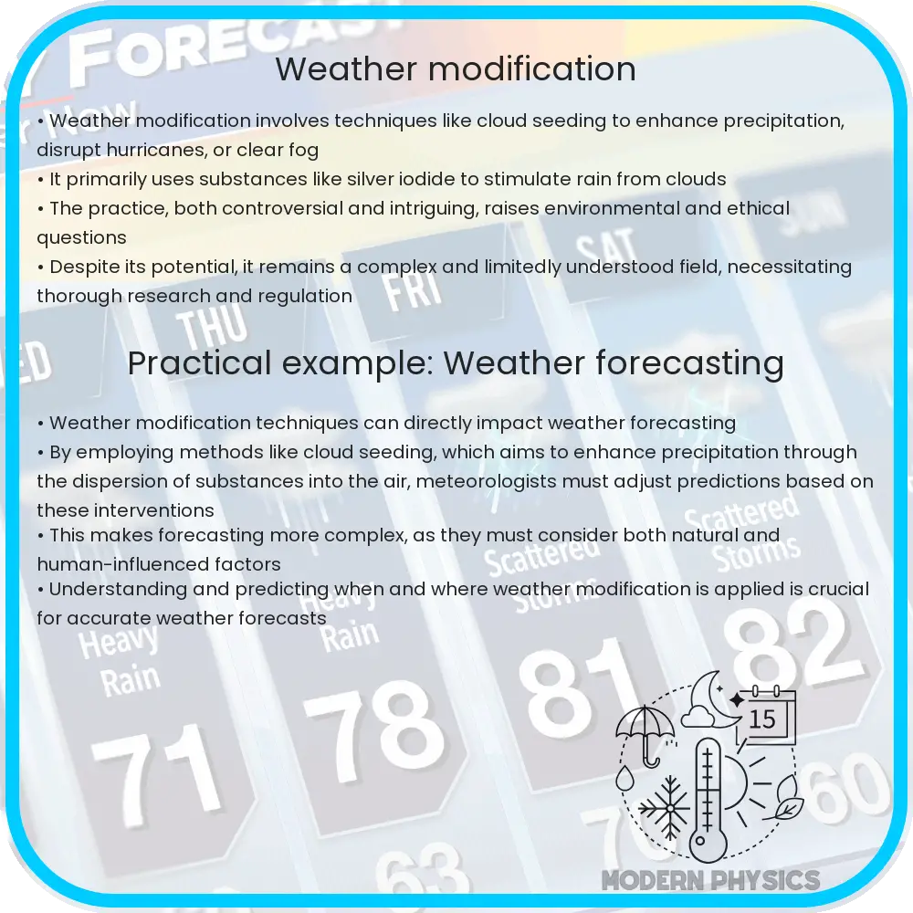 Weather Modification