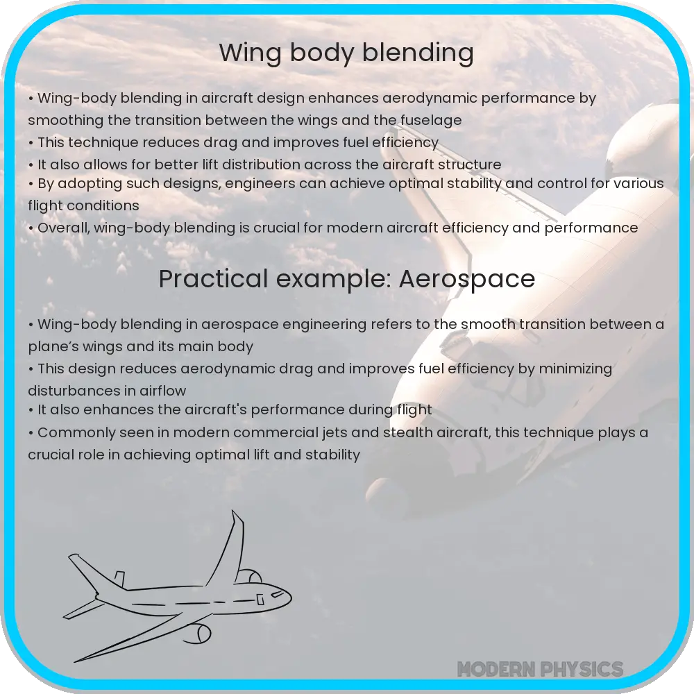 Wing-body Blending