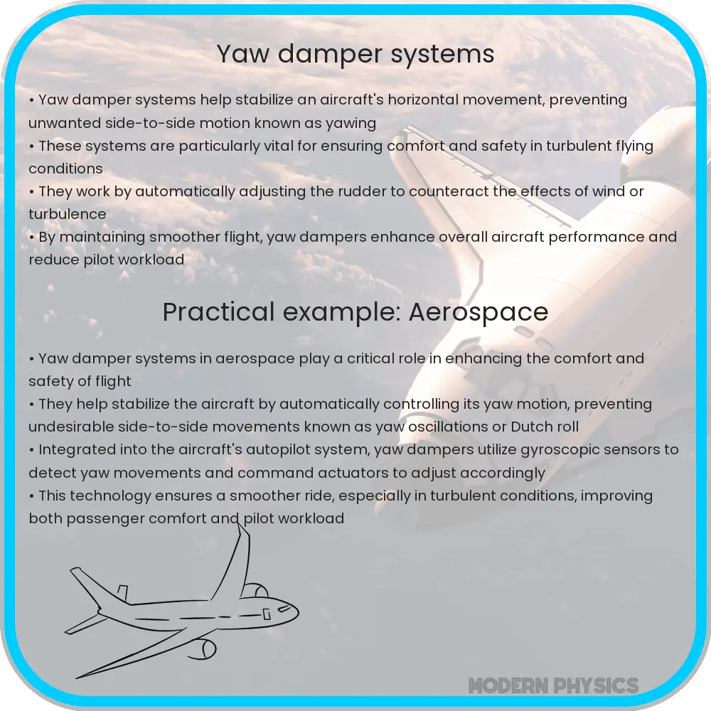 Yaw Damper Systems