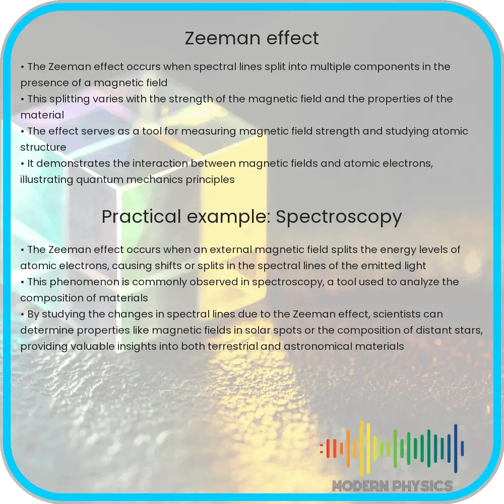 Zeeman effect