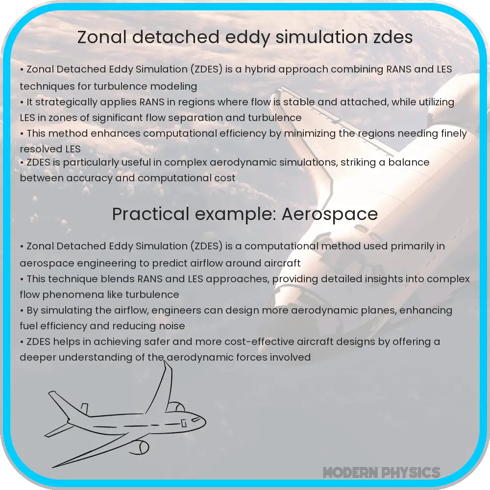 Zonal Detached Eddy Simulation - ZDES