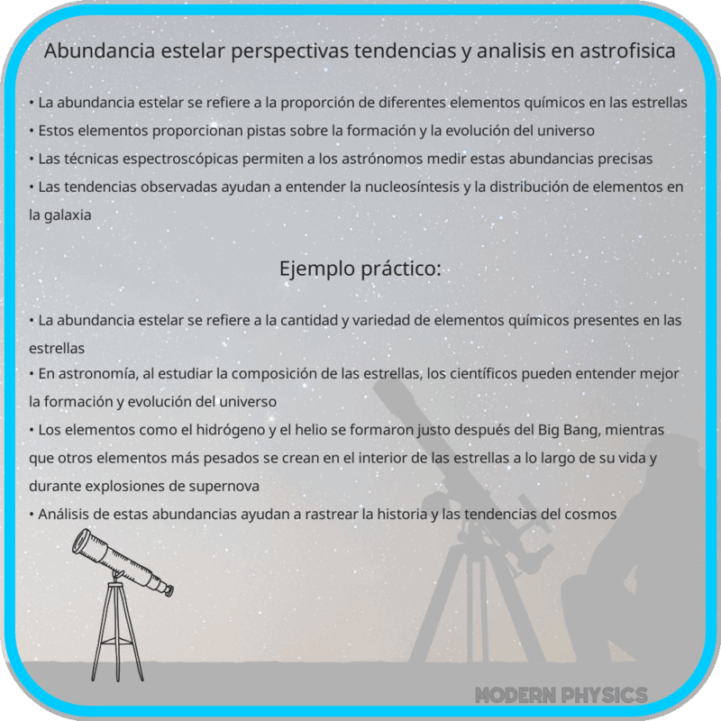 Abundancia Estelar | Perspectivas, Tendencias y Análisis en Astrofísica