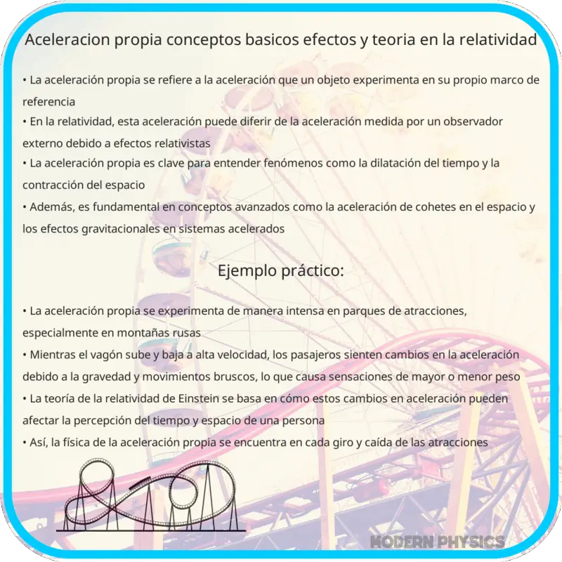 Aceleración Propia | Conceptos Básicos, Efectos y Teoría en la Relatividad