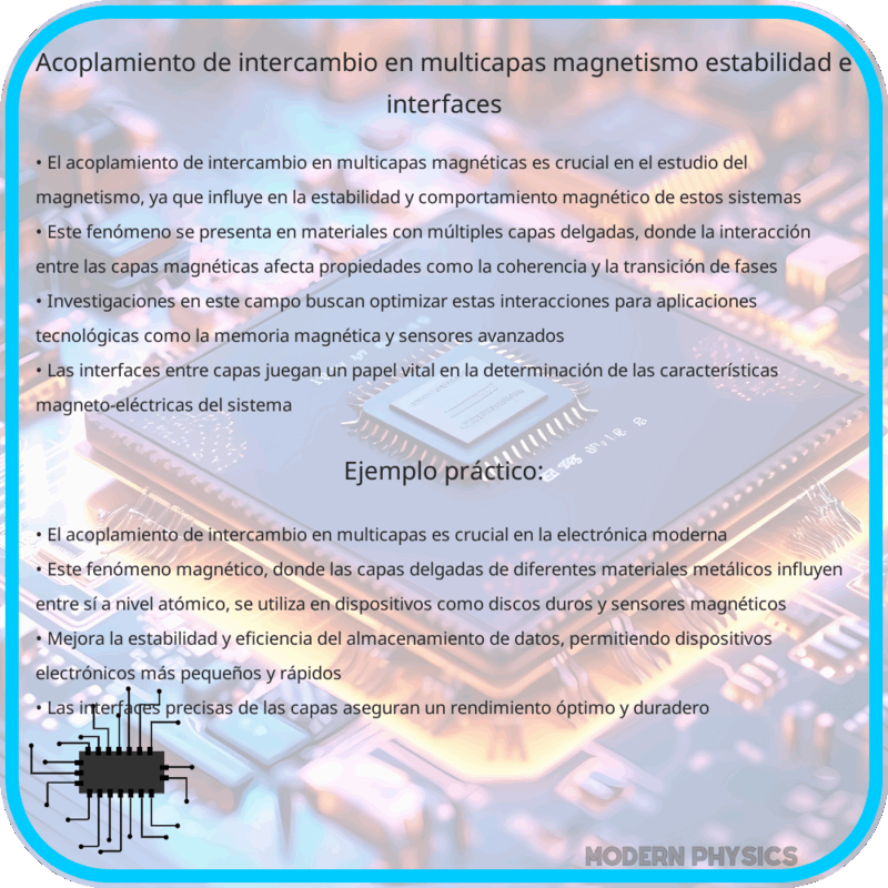 Acoplamiento de Intercambio en Multicapas | Magnetismo, Estabilidad e Interfaces