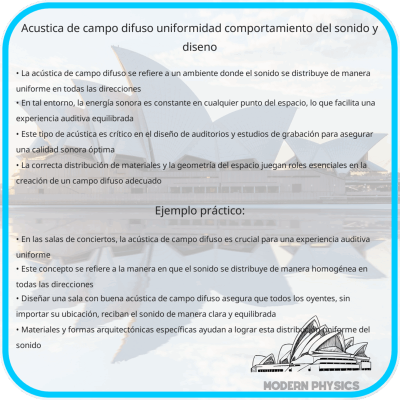 Acústica de Campo Difuso | Uniformidad, Comportamiento del Sonido y Diseño