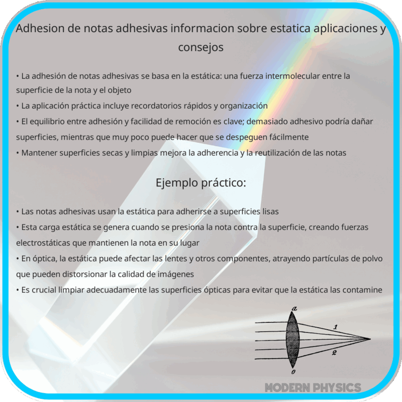 Adhesión de Notas Adhesivas | Información sobre Estática, Aplicaciones y Consejos