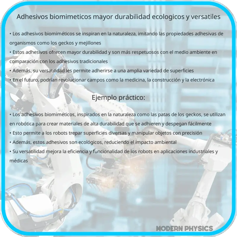 Adhesivos Biomiméticos | Mayor Durabilidad, Ecológicos y Versátiles