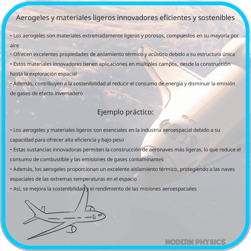 Aerogeles y Materiales Ligeros | Innovadores, Eficientes y Sostenibles