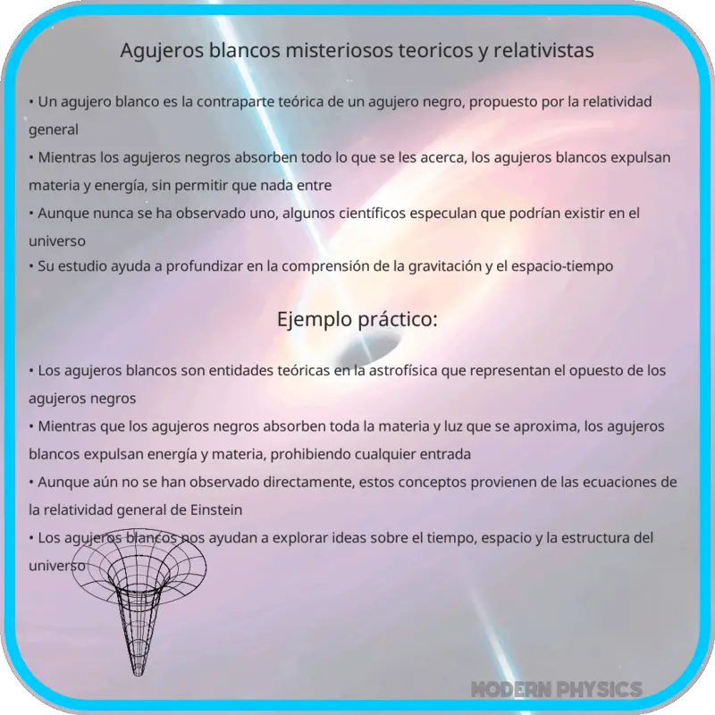 Agujeros Blancos | Misteriosos, Teóricos y Relativistas