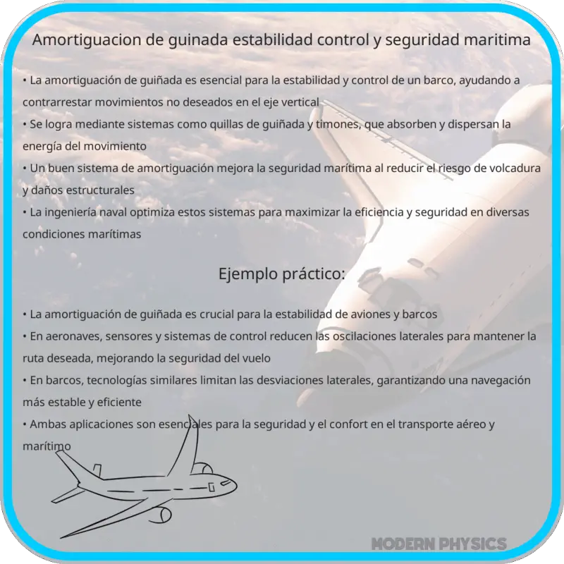 Amortiguación de Guiñada | Estabilidad, Control y Seguridad Marítima