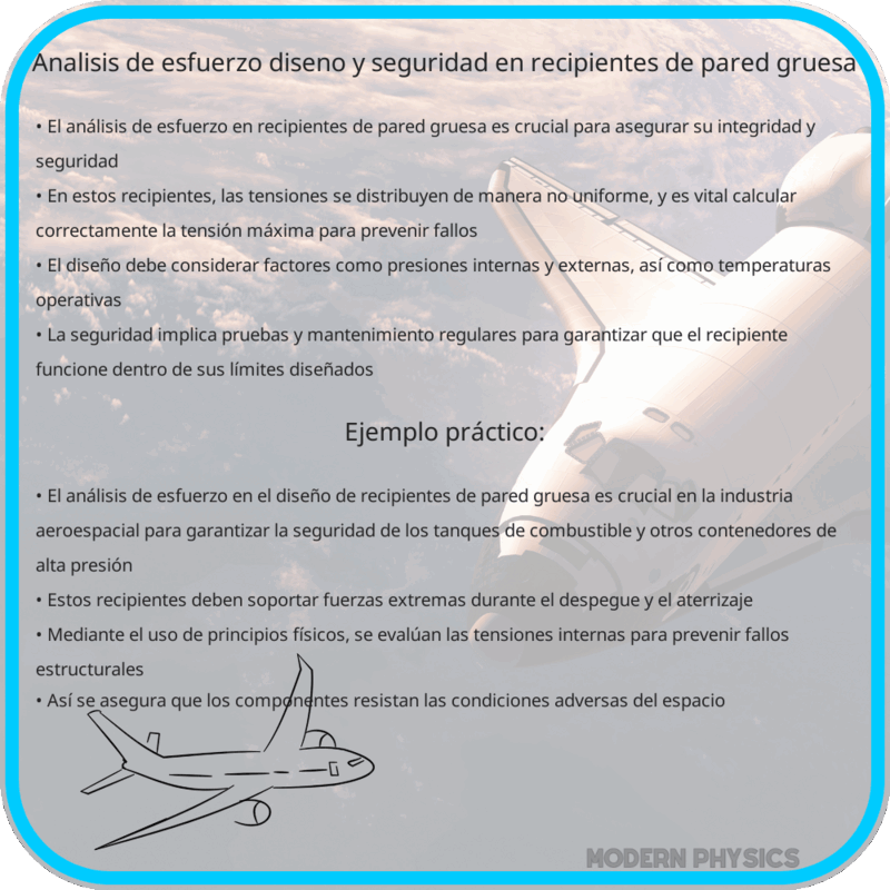 Análisis de Esfuerzo, Diseño y Seguridad en Recipientes de Pared Gruesa