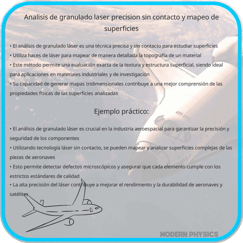 Análisis de Granulado Láser | Precisión, Sin Contacto y Mapeo de Superficies
