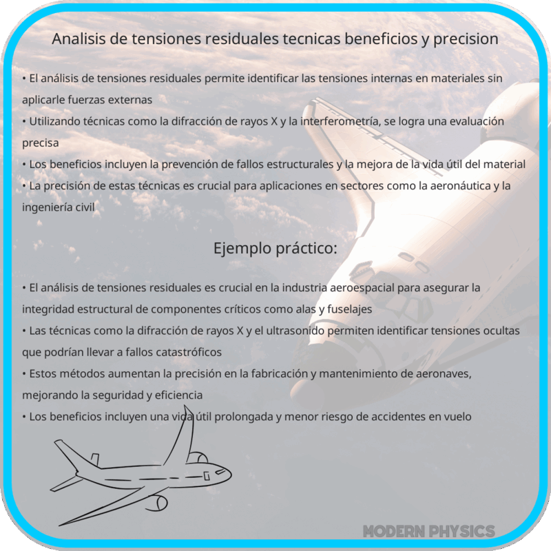 Análisis de Tensiones Residuales | Técnicas, Beneficios y Precisión