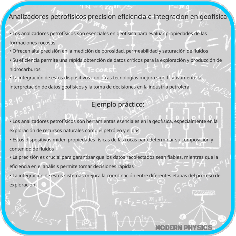 Analizadores Petrofísicos | Precisión, Eficiencia e Integración en Geofísica