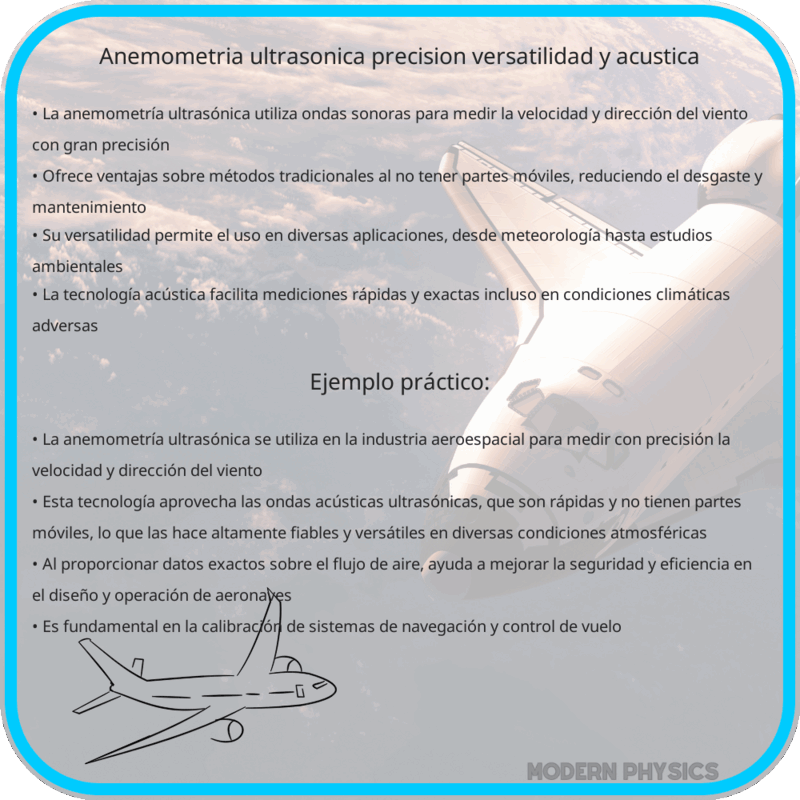 Anemometría Ultrasónica | Precisión, Versatilidad y Acústica