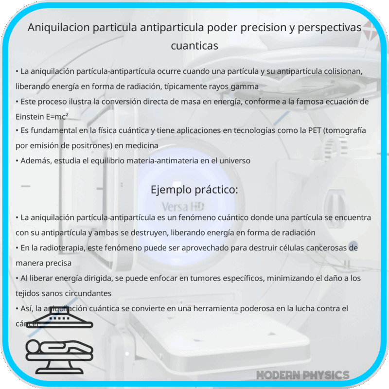 Aniquilación Partícula-Antipartícula | Poder, Precisión y Perspectivas Cuánticas