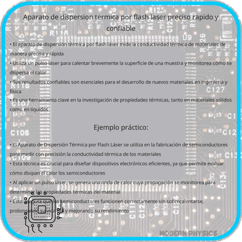 Aparato de Dispersión Térmica por Flash Láser | Preciso, Rápido y Confiable