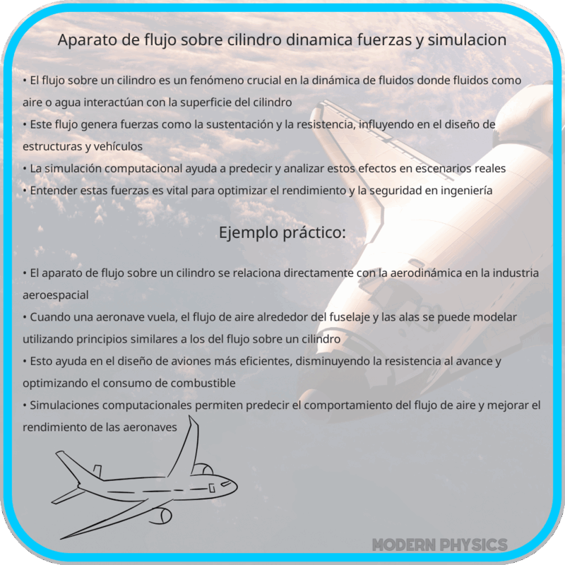 Aparato de Flujo Sobre Cilindro | Dinámica, Fuerzas y Simulación