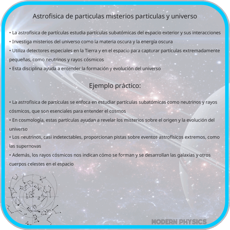 Astrofísica de Partículas | Misterios, Partículas y Universo