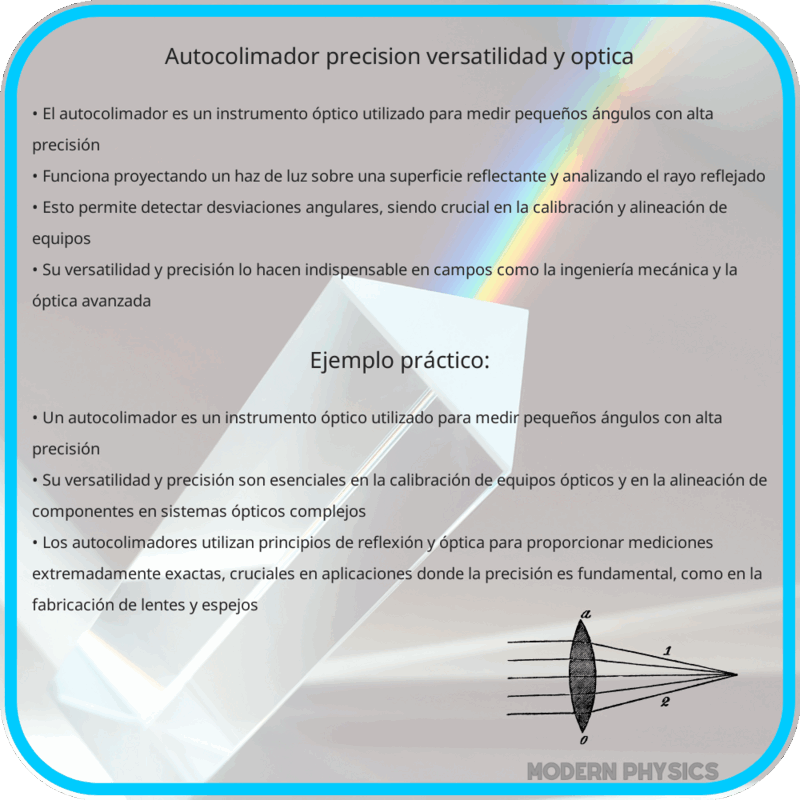 Autocolimador | Precisión, Versatilidad y Óptica