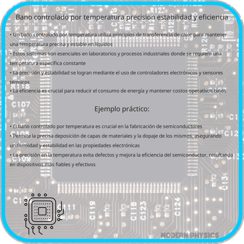 Baño Controlado por Temperatura | Precisión, Estabilidad y Eficiencia