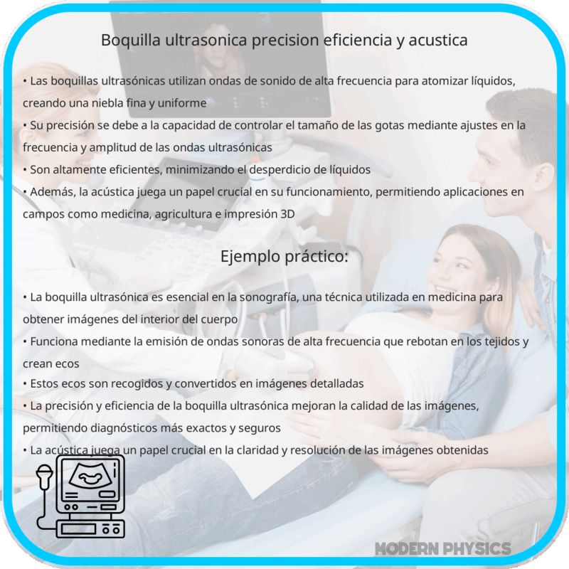 Boquilla Ultrasónica: Precisión, Eficiencia y Acústica