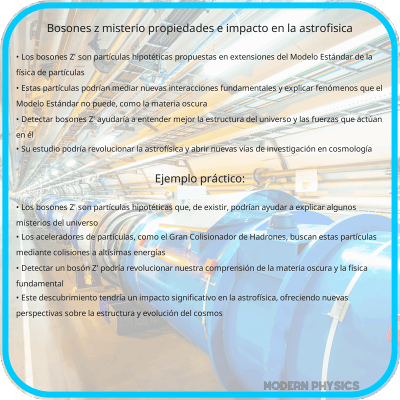 Bosones Z' | Misterio, Propiedades e Impacto en la Astrofísica