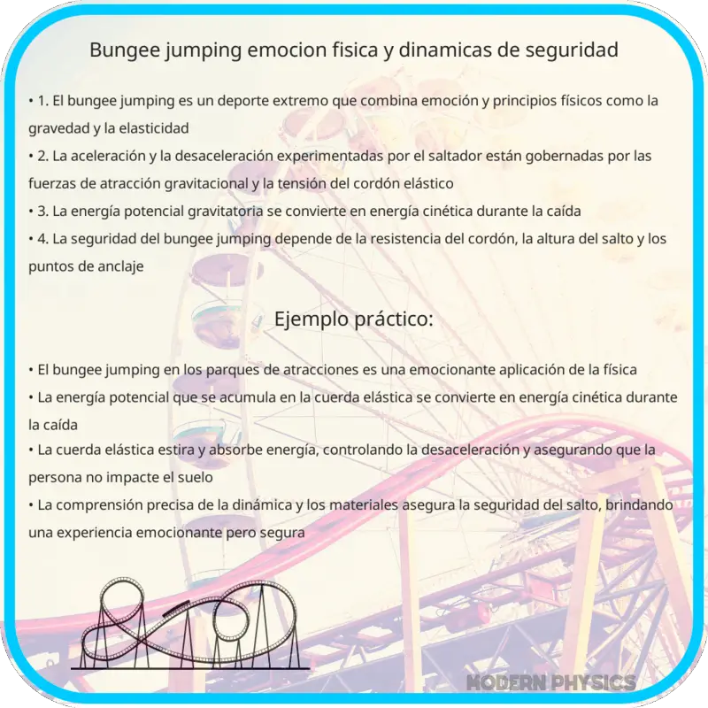 Bungee Jumping | Emoción, Física y Dinámicas de Seguridad