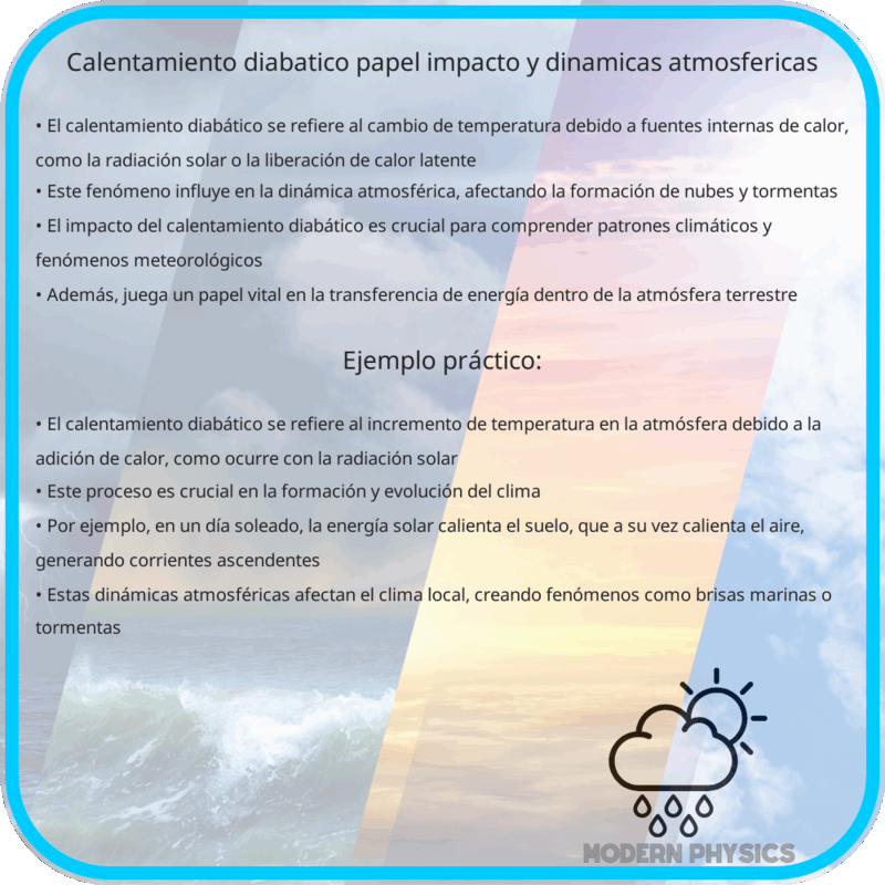 Calentamiento Diabático | Papel, Impacto y Dinámicas Atmosféricas