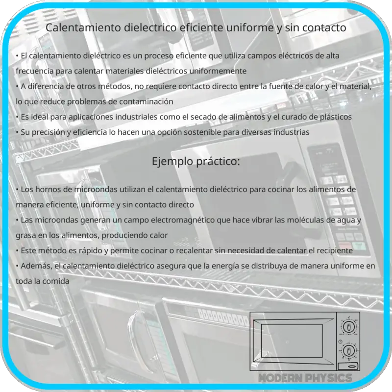 Calentamiento Dieléctrico: Eficiente, Uniforme y Sin Contacto