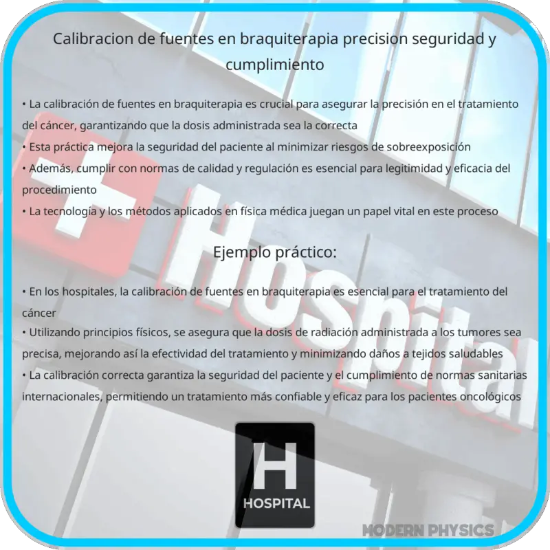 Calibración de Fuentes en Braquiterapia | Precisión, Seguridad y Cumplimiento