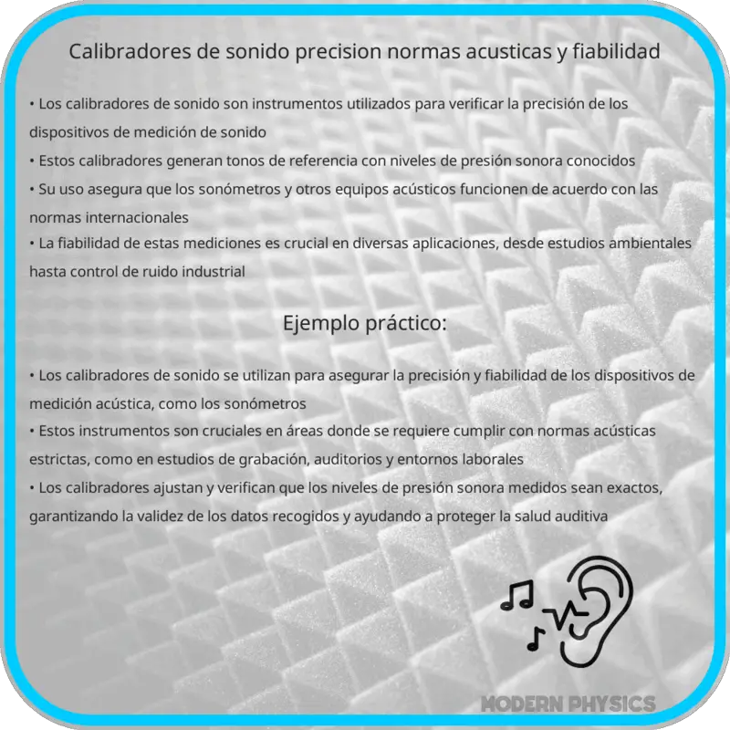 Calibradores de Sonido | Precisión, Normas Acústicas y Fiabilidad