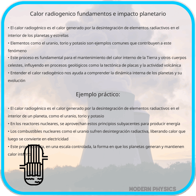 Calor Radiogénico | Fundamentos e Impacto Planetario