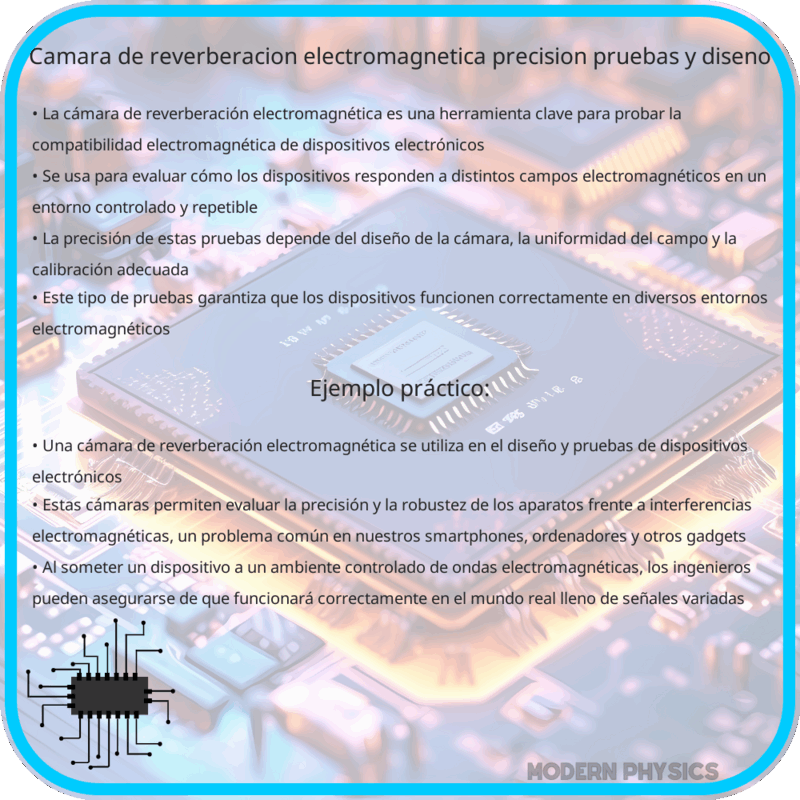 Cámara de Reverberación Electromagnética | Precisión, Pruebas y Diseño