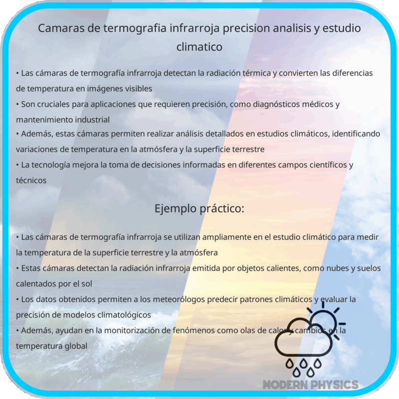 Cámaras de Termografía Infrarroja | Precisión, Análisis y Estudio Climático