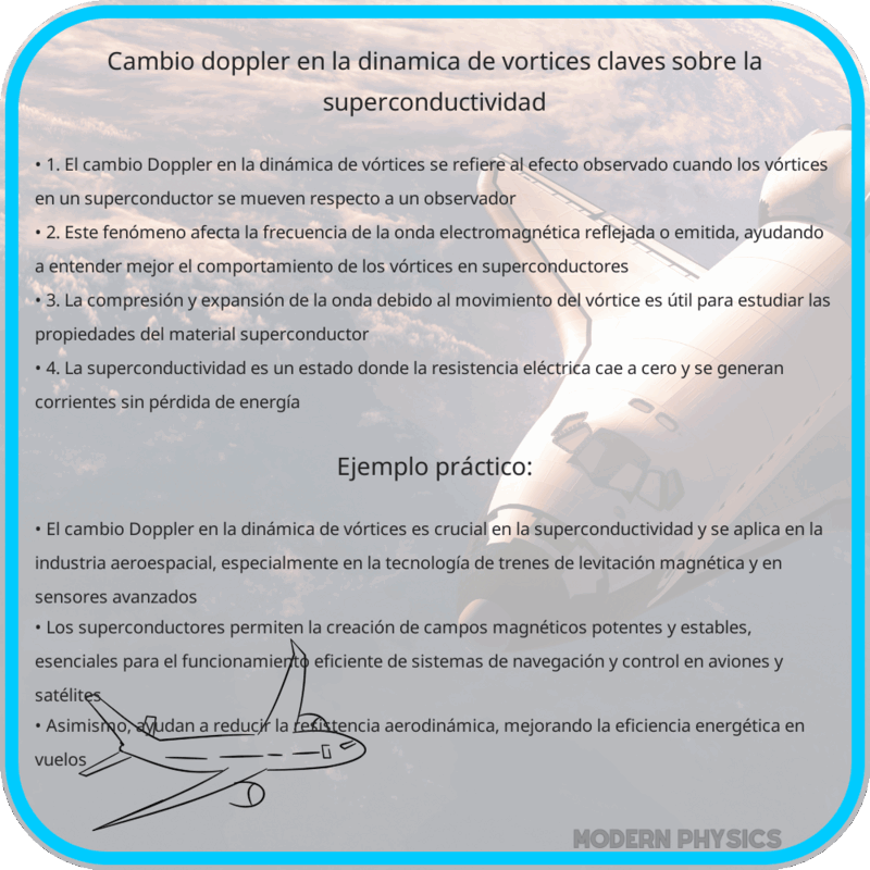 Cambio Doppler en la Dinámica de Vórtices | Claves sobre la Superconductividad