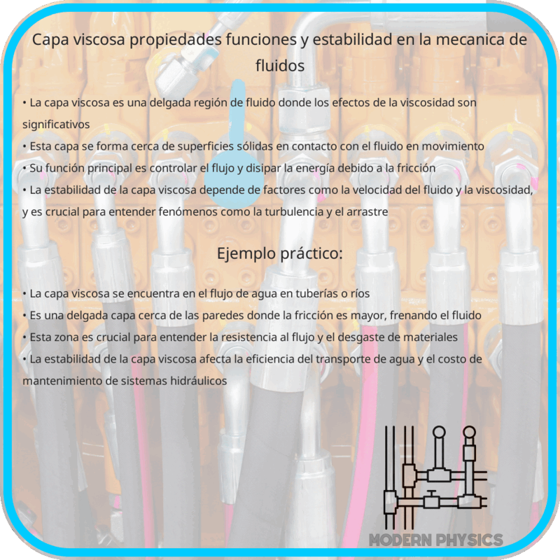 Capa Viscosa: Propiedades, Funciones y Estabilidad en la Mecánica de Fluidos