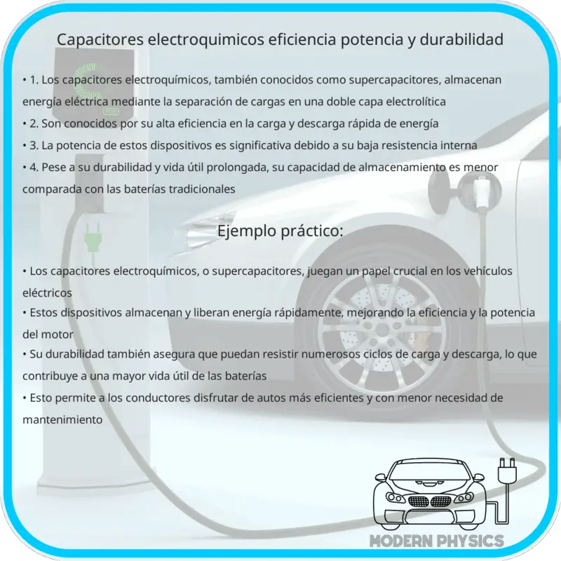 Capacitores Electroquímicos | Eficiencia, Potencia y Durabilidad