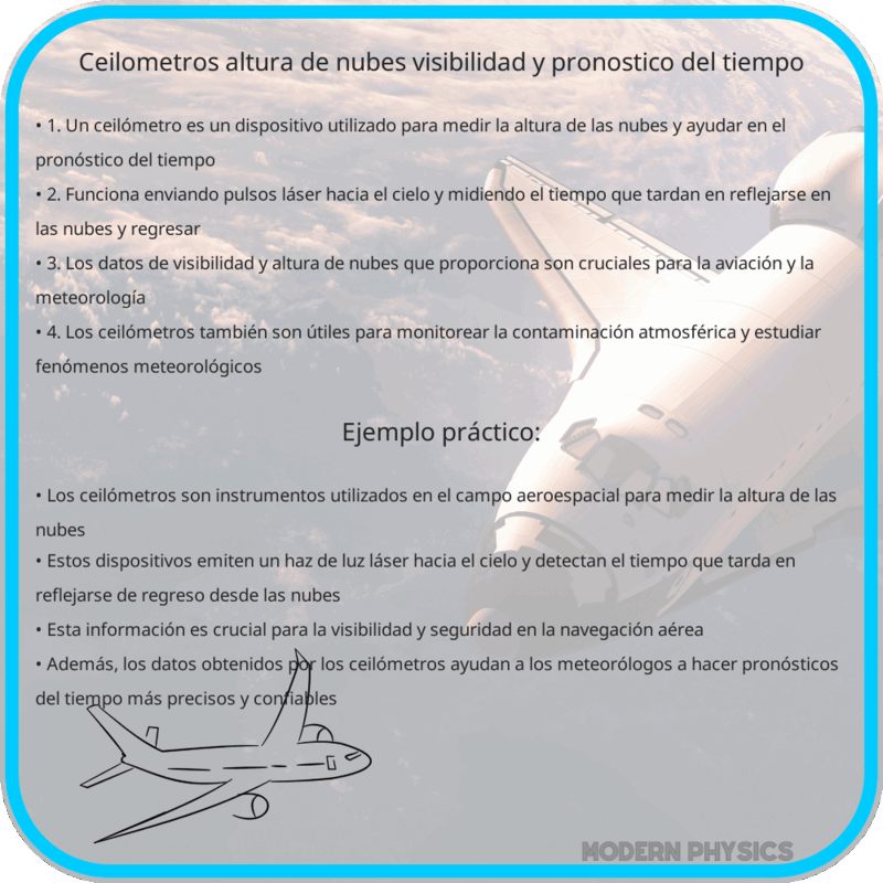 Ceilómetros | Altura de Nubes, Visibilidad y Pronóstico del Tiempo