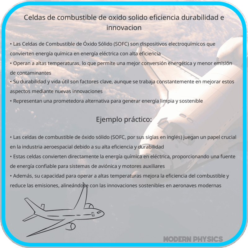 Celdas de Combustible de Óxido Sólido | Eficiencia, Durabilidad e Innovación