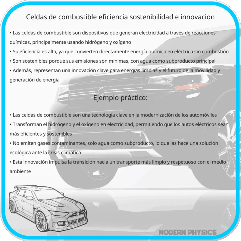 Celdas de Combustible | Eficiencia, Sostenibilidad e Innovación