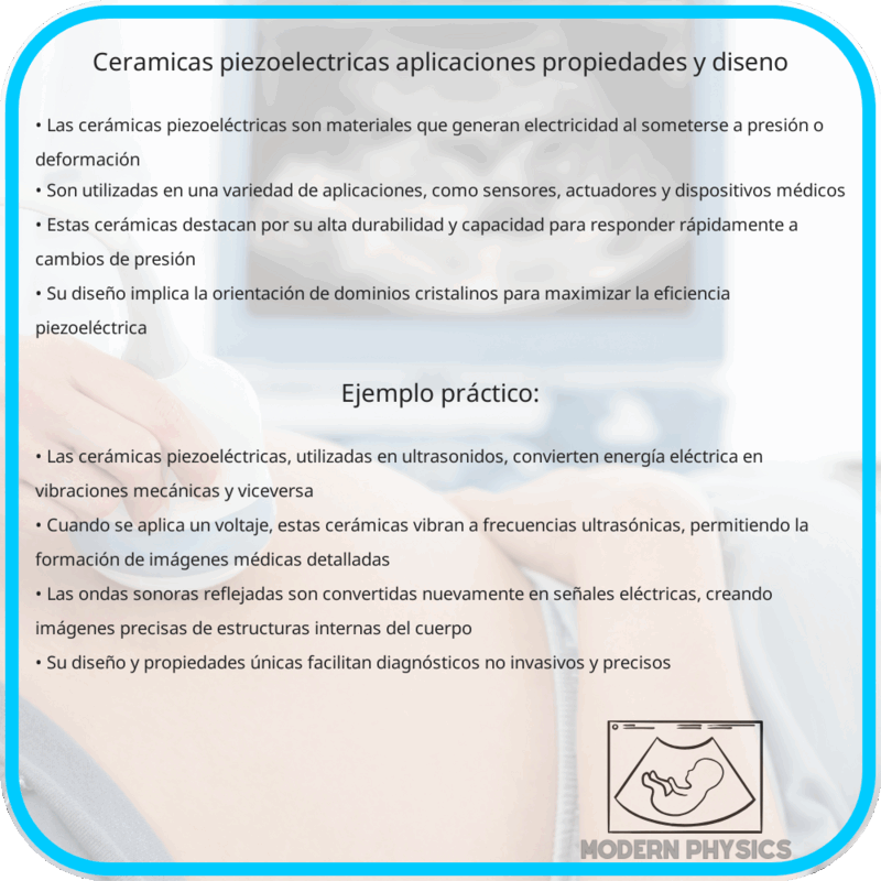 Cerámicas Piezoeléctricas | Aplicaciones, Propiedades y Diseño