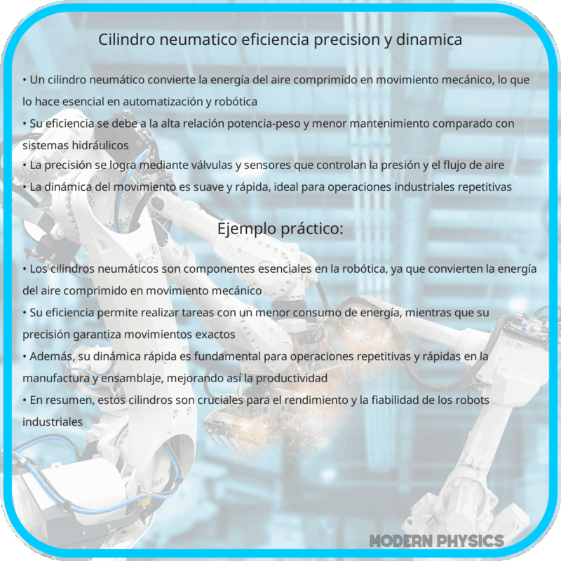 Cilindro Neumático | Eficiencia, Precisión y Dinámica