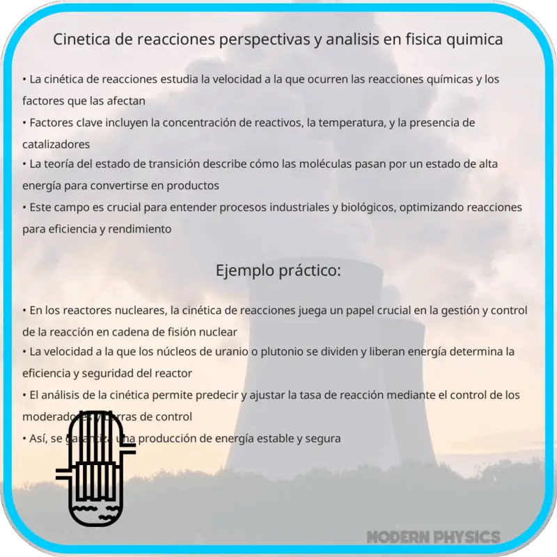 Cinética de Reacciones | Perspectivas y Análisis en Física Química