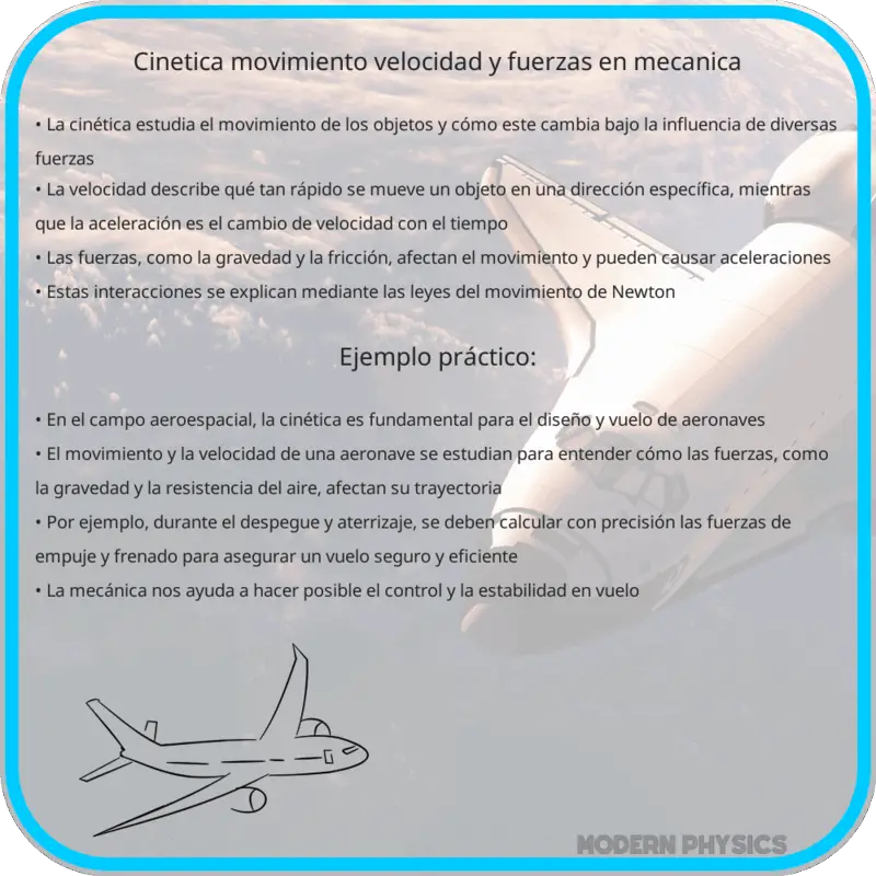 Cinética | Movimiento, Velocidad y Fuerzas en Mecánica