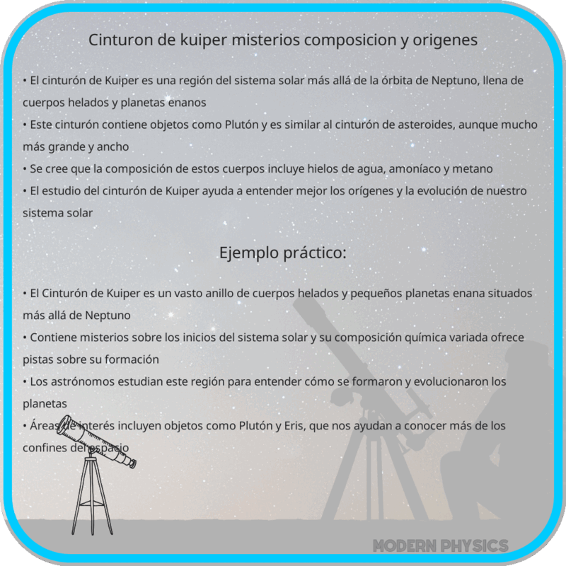 Cinturón de Kuiper | Misterios, Composición y Orígenes