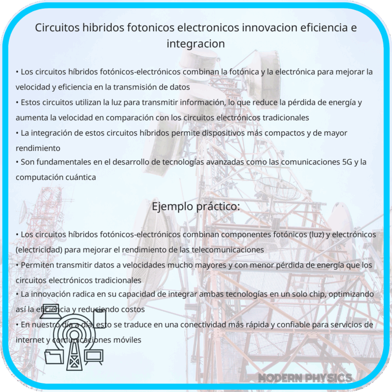 Circuitos Híbridos Fotónicos-Electrónicos | Innovación, Eficiencia e Integración